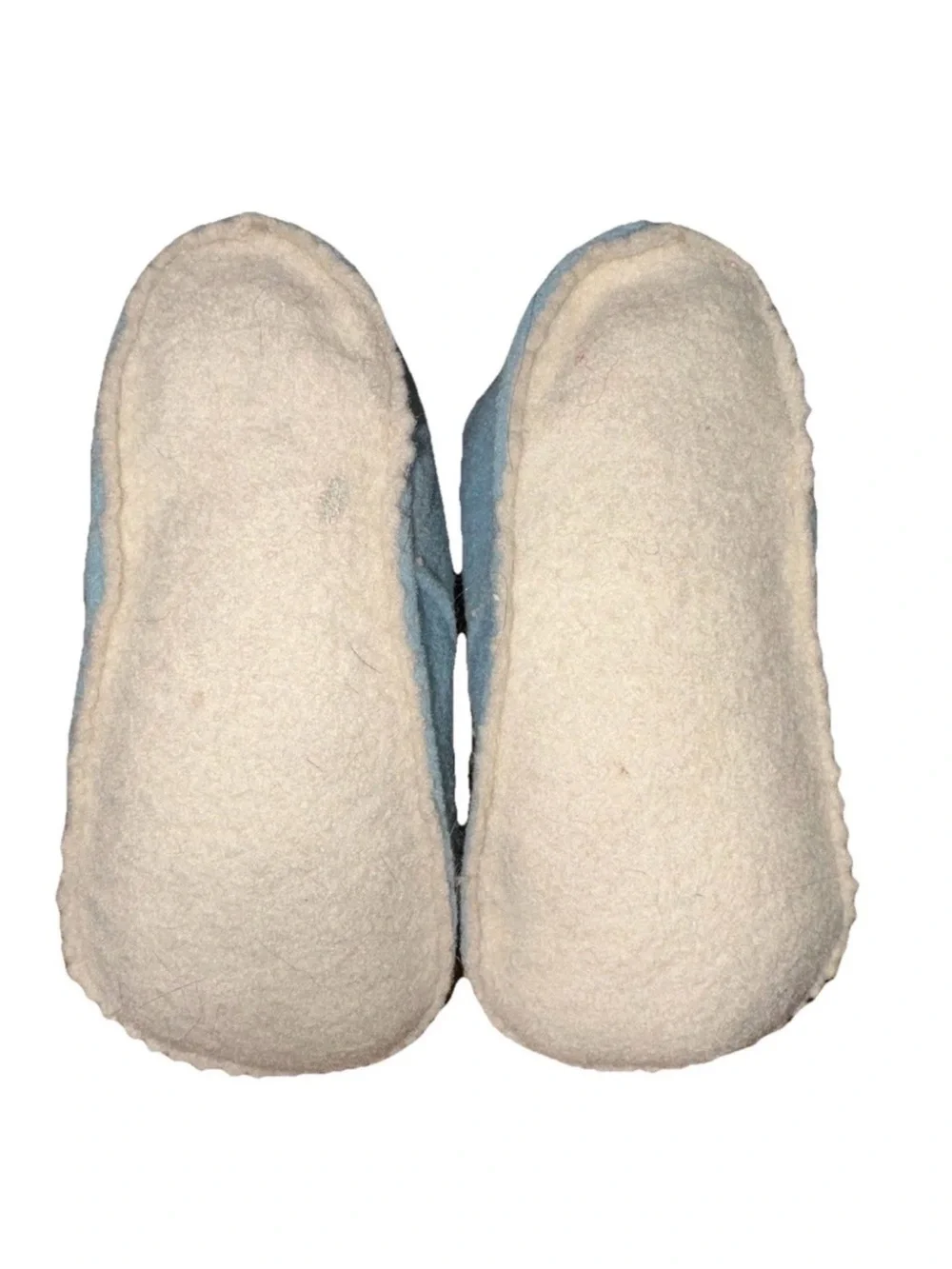 Soft Blue Floral Baby Shoes - Plush Comfort